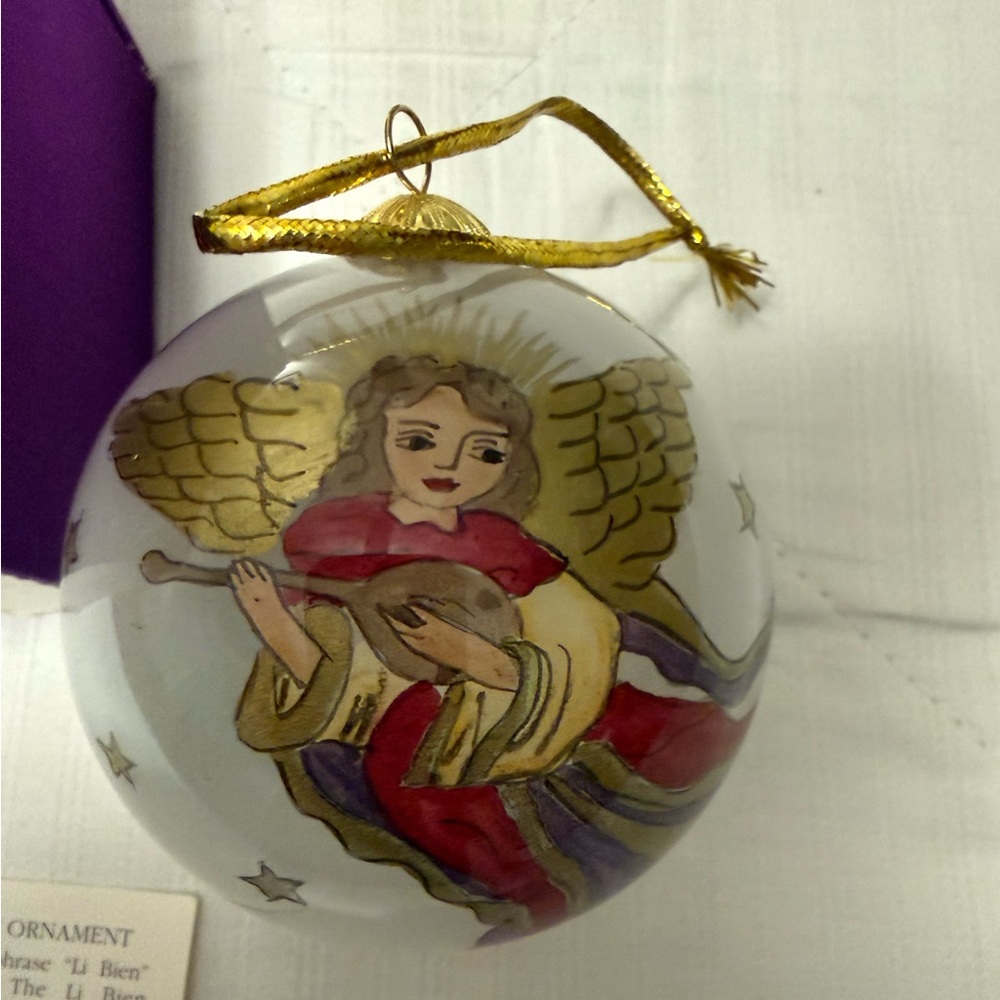 Elegant Angel Holiday Ornament